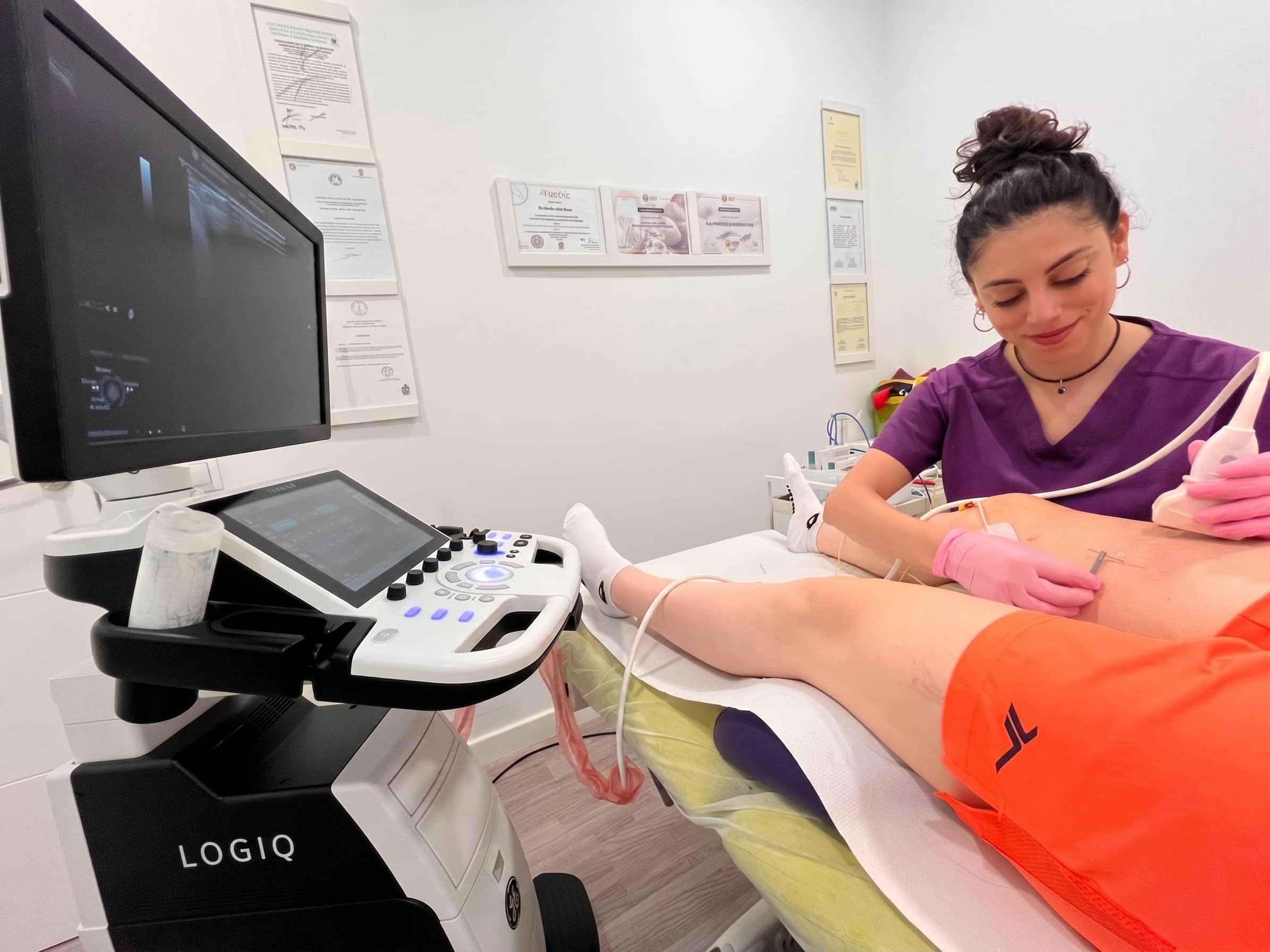 Fisioterapia con ecografía